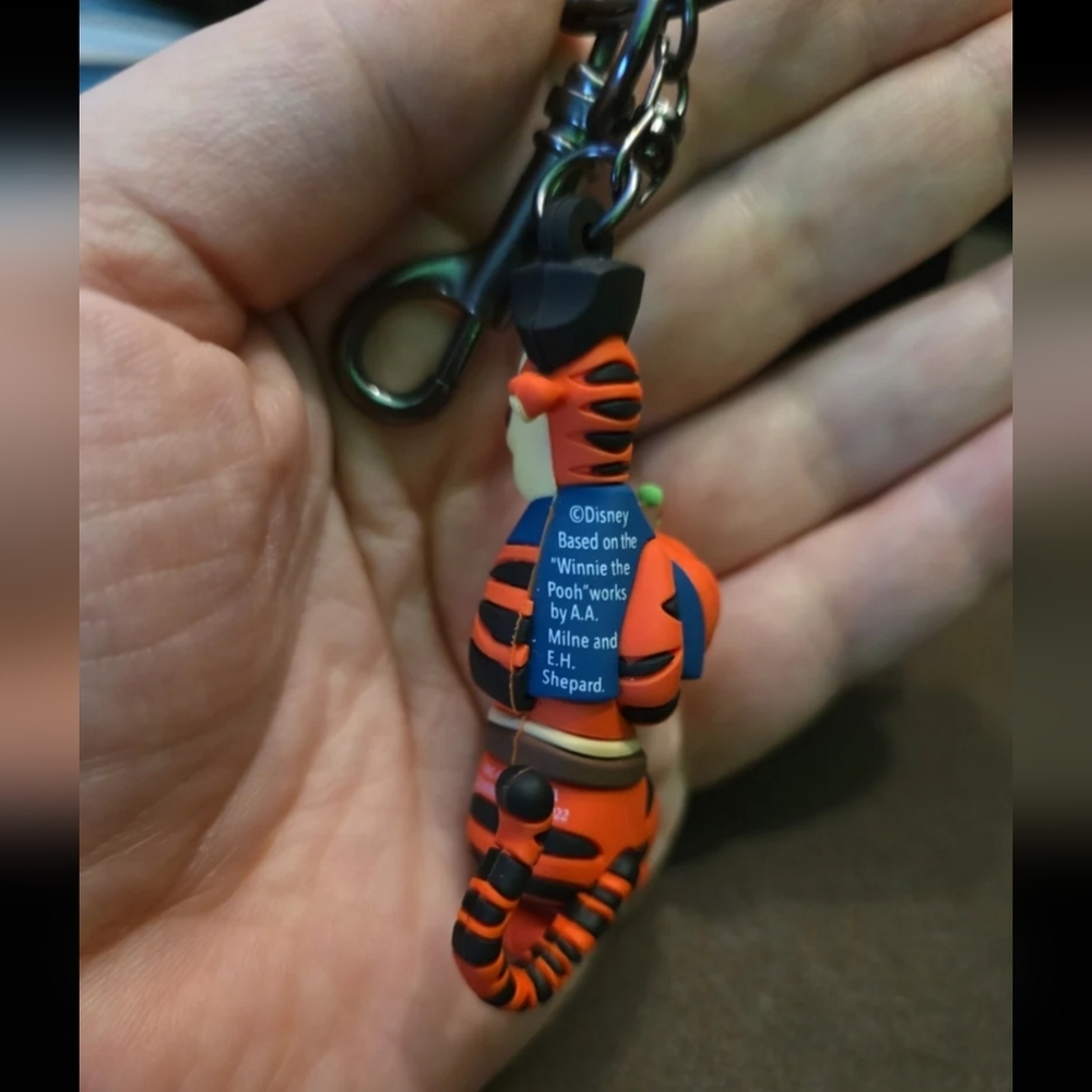 Loungefly Disney Winnie the Pooh Tigger Pirate Pumpkin Keychain NWT - Picture 4 of 5